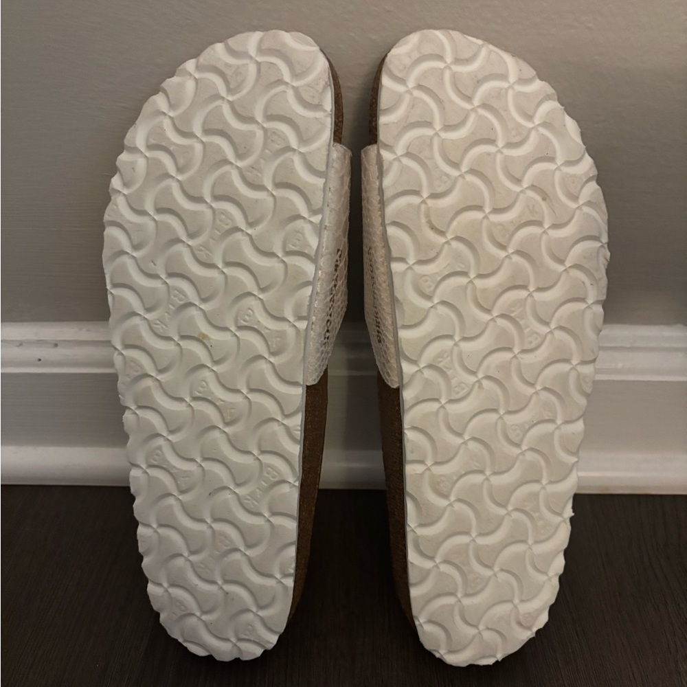 Birkenstock Madrid Microfiber Shiny Python Eggshe… - image 5
